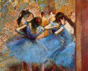 埃德加 德加 : Dancers in Blue